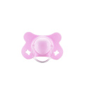 Chupeta de silicone para bebê em forma de borboleta colorida para bebês